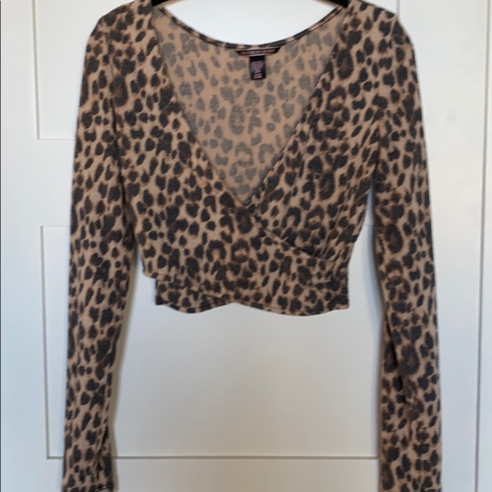 Victoria’s Secret Soft Long Sleeve Criss Cross Top